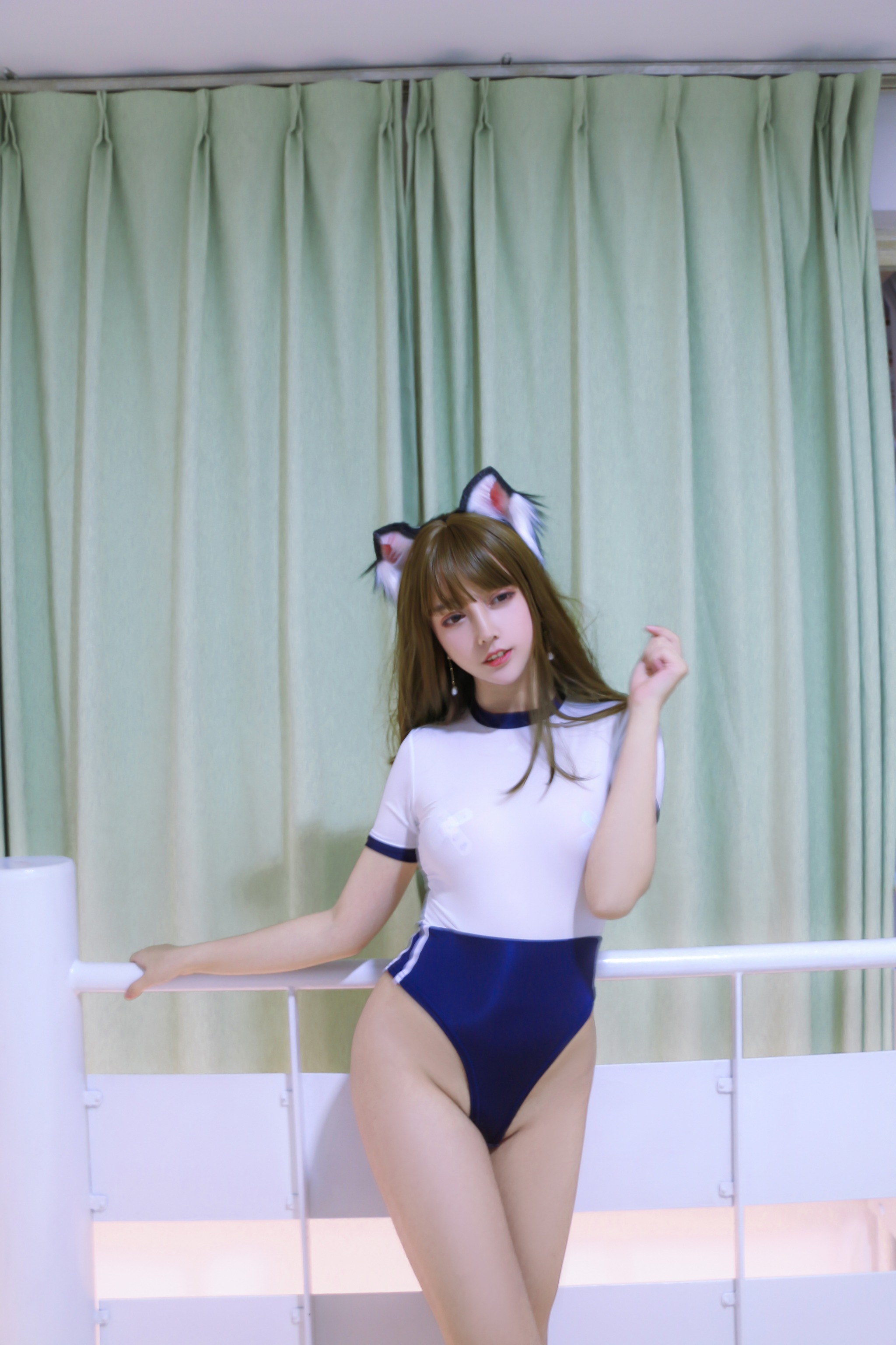 图片[1]-过期米线线喵 – NO.061 体操服 [16P]-XikXak